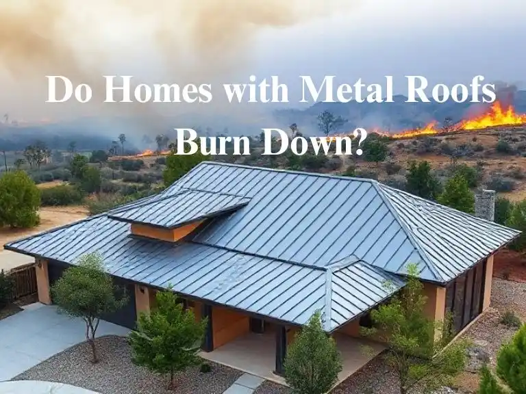 Do Homes with Metal Roofs Burn Down?