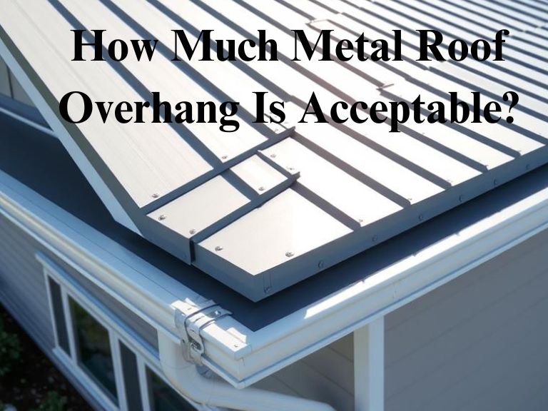 How Much Metal Roof Overhang Is Acceptable?