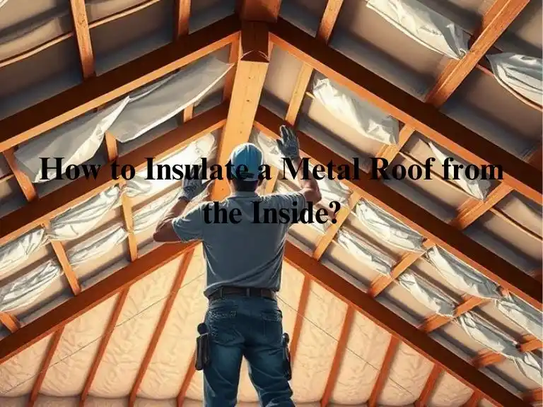 How to Insulate a Metal Roof from the Inside?